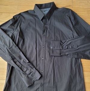 Black zagiri men's dress shirt